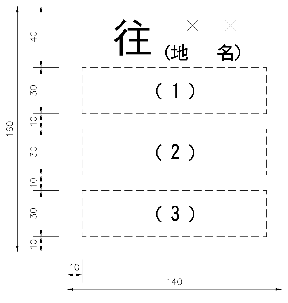 「指68」道路通阻指示標誌