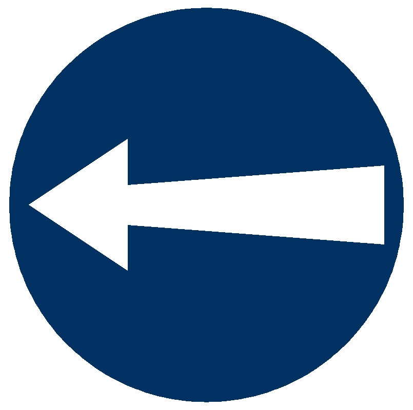 「遵09」道路遵行方向標誌