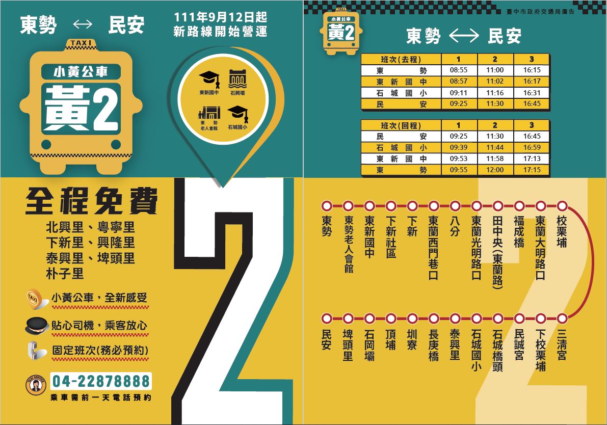 黃2路東勢埤頭里線